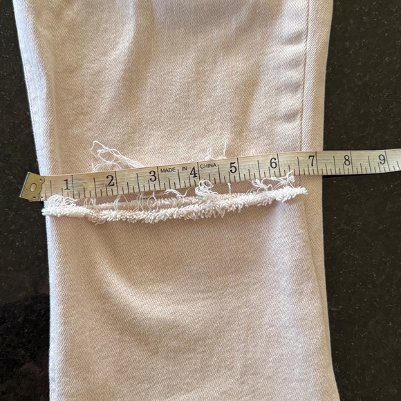 Frank & Eileen Derry Slim Straight Mid-Rise Jeans, Sand Waist 28 - Picture 14 of 14